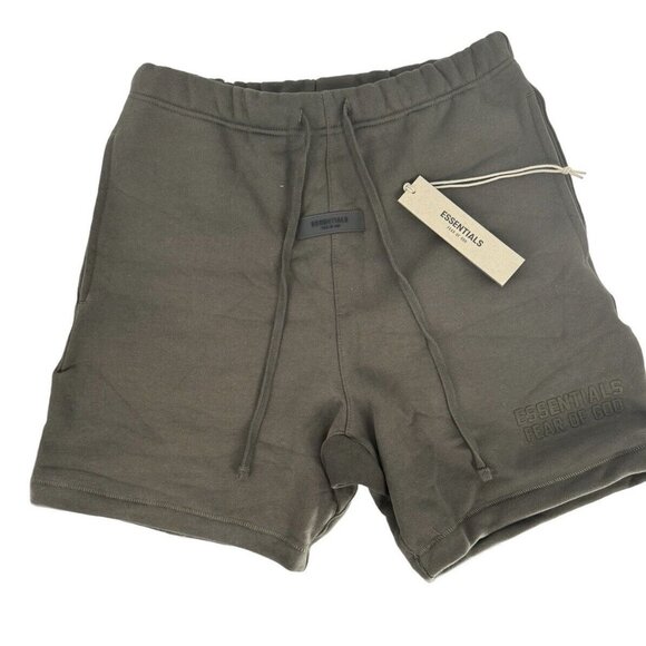 Fear‎ of God Essentials FOG Sweat Shorts Green Size XS - Picture 1 of 5